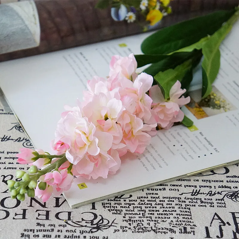 light pink A Искусственные фиолетовые цветы, искусственные цветы для дома, свадьбы, фотографии, украшения сада, сделай сам, искусственные цветы, гиацинт - Цвет: light pink A