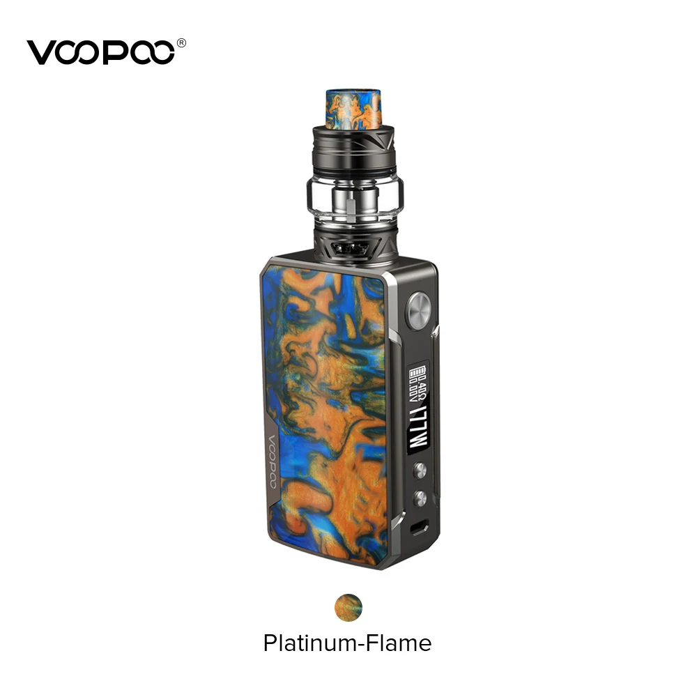 Platinum-Flame VOOPOO DRAG 2 комплект из платины 5 мл Uforce T2 Танк Uforce U2 N3 177 Вт Макс выход Электронная сигарета против Voopoo Drag 2 комплект смолы - Цвет: Platinum-Flame