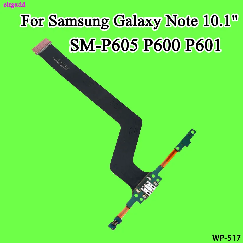 

For Samsung Galaxy Note 10.1" 2014 P605 SM-P605 P600 P601 Dock Connector Charging Port USB Charging port Microphone Flex Cable
