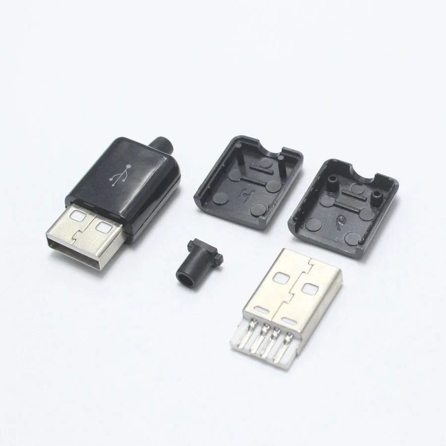 4 шт./комплект пластиковые розетки для USB 2 0|Соединители| |