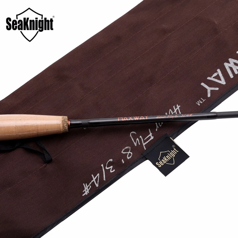 SeaKnight MAXWAY HONOR Series новая удочка для ловли нахлыстом 3/4 #4 секции 2 4 M 40T углеродная 3A
