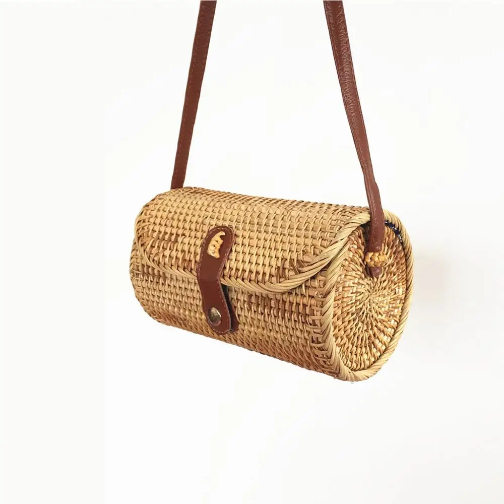 Сумки из ротанга для женщин 2019 Летняя женская сумка ручной работы | Багаж и сумки