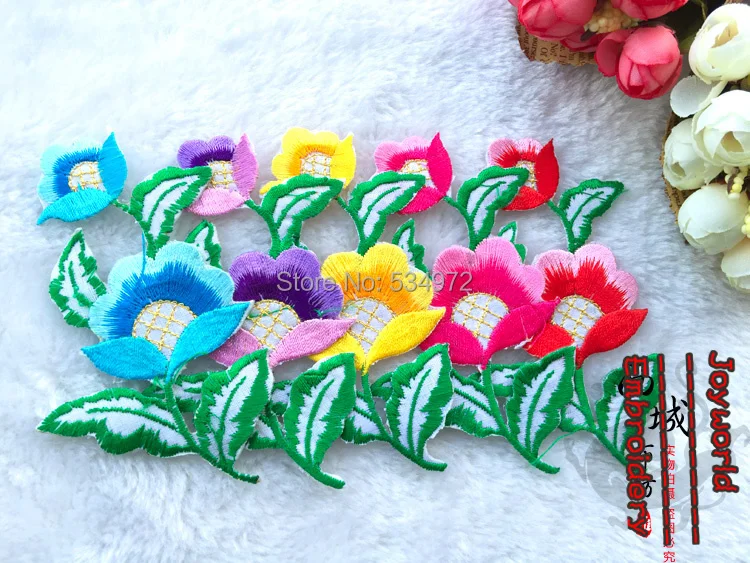 Зеркало пары цветочной аппликацией этап аксессуары костюм вышитые цветы 6*10 см |