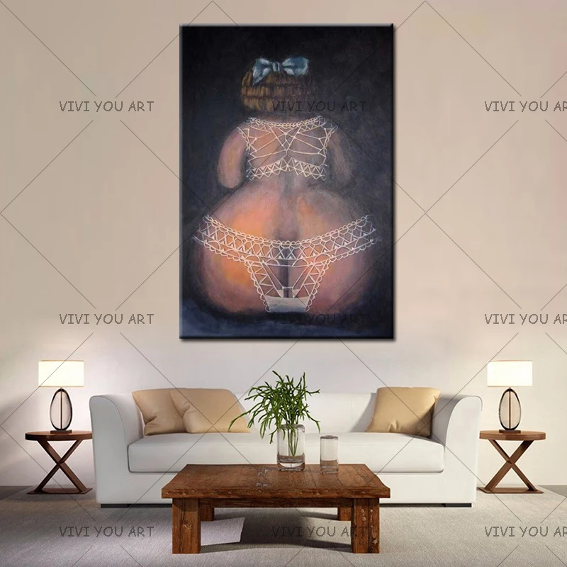 Картина маслом на холсте Эротичная девушка ручная работа 100%|oil painting|art canvaswall pictures |