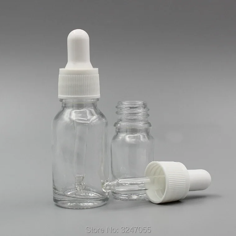 5ml10ml15ml20ml30ml50ml100ml Высококачественная пустая стеклянная капельница прозрачные