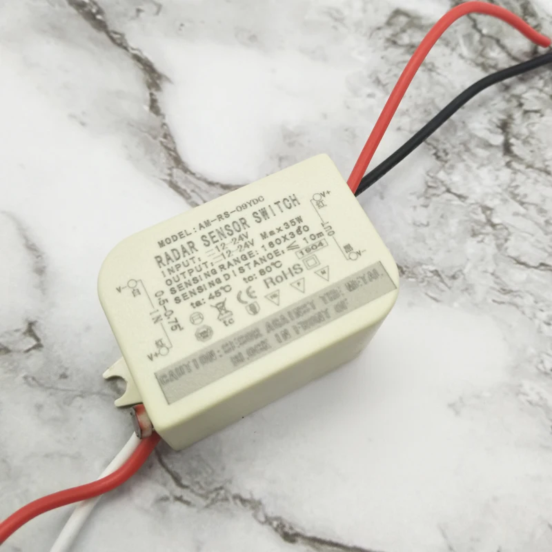 DC 12V Radar Microwave Induction Switch LED Ad Light Box Corridor Microwave Sensing Controller