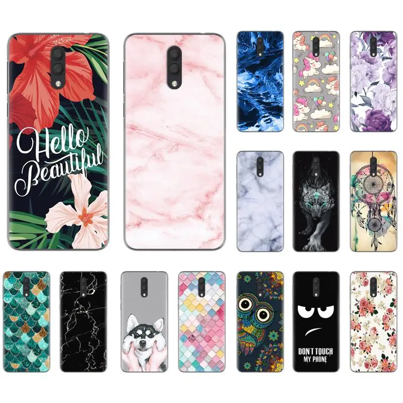 Anti-knock Back Phone Cover For Alcatel 1X 2019 Colorful Painted Fashionable Design TPU Silicone back |