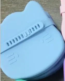 Blue Cat Силиконовые Детские чаша для Кулинария для детей для кормления, для еды feedkid Kinder сервисы Assiette Enfant контейнер для закусок Nordic Мультяшные миски - Цвет: Blue Cat