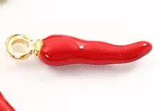red 12 шт Чили Стиль цинковый Подвеска из легированной стали амулеты для diy изготовления ювелирных изделий 6010 - Окраска металла: red