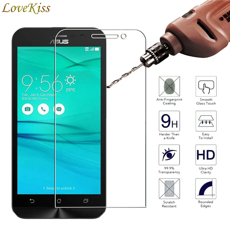 Для Asus Zenfone Go ZB500KL 5," закаленное стекло для ASUS Zenfone Go ZB500KG X00AD X00BD чехол Защитная пленка для экрана