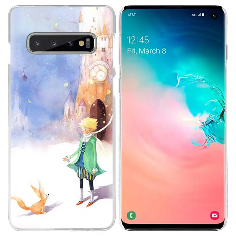 01 С принтом «Маленький принц», чехол для samsung Galaxy S10 5G S10e S9 S8 M30 M20 M10 J4 J6 плюс J8 Note 8 9 прозрачный жесткий чехол из ПК для телефона - Цвет: 01