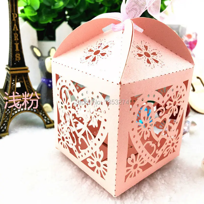 Бесплатная доставка! Оптовая продажа! 100 шт./лот! Лазерная резка бумажная коробка