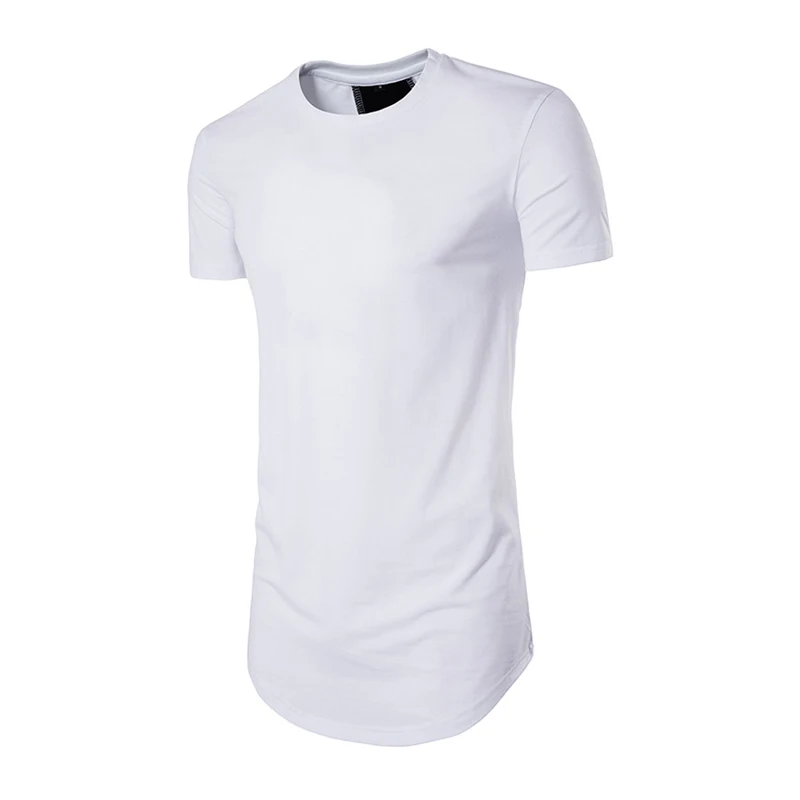 Личность Для мужчин футболка летние Повседневное брендовые топы Slim Fit хлопок