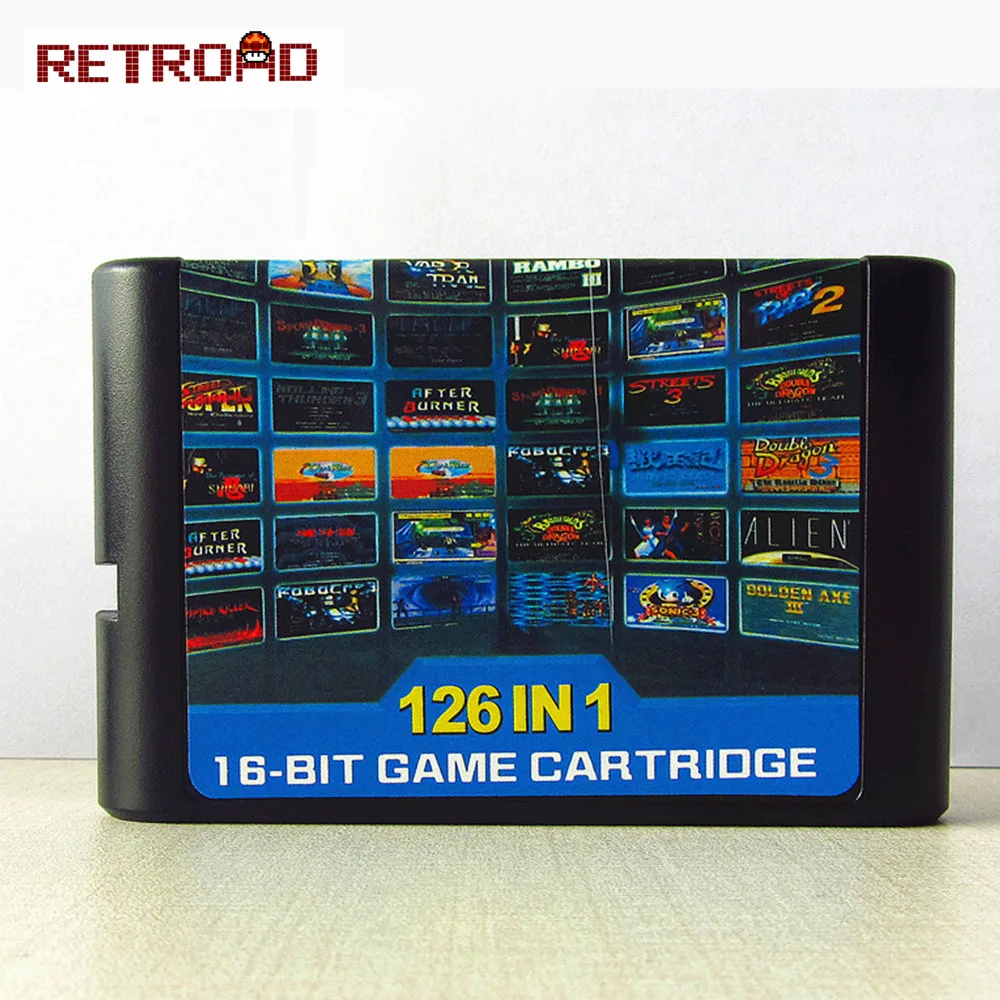 16 бит 112в1/126в1/196в1 мульти игровая карта для оригинальной PAL/NTSC Sega Megadrive Genesis ТВ