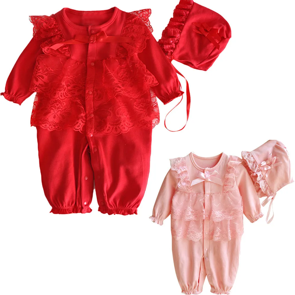 SAGACE/Одежда для новорожденных комбинезон с цветочным рисунком Кепка