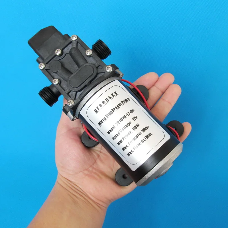 Автоматический мембранный насос Переключателя Давления 6 л/мин 12 В постоянного