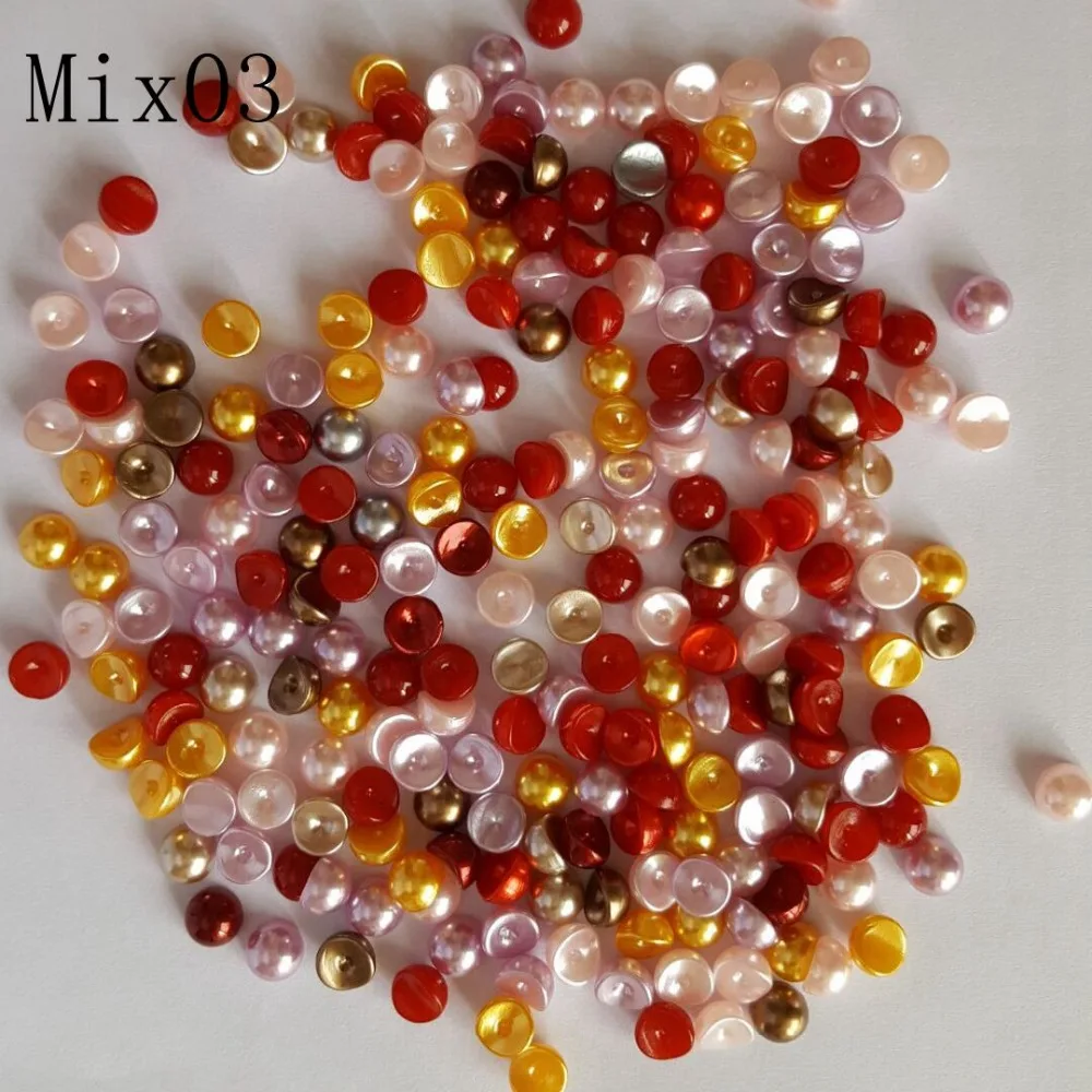 30 шт./банка милые 6 мм матовые цветные изогнутые шарики жемчужные украшения для