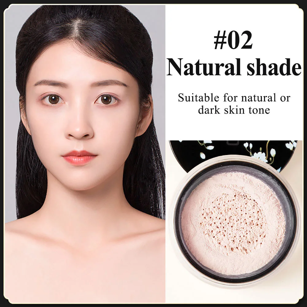 02 Natural shade Крем для макияжа soonpure перламутровый питательный рассыпчатая пудра контроль масла макияж пудра водостойкий консилер для лица Уход за кожей финишная установка рассыпчатая пудра - Цвет: 02 Natural shade
