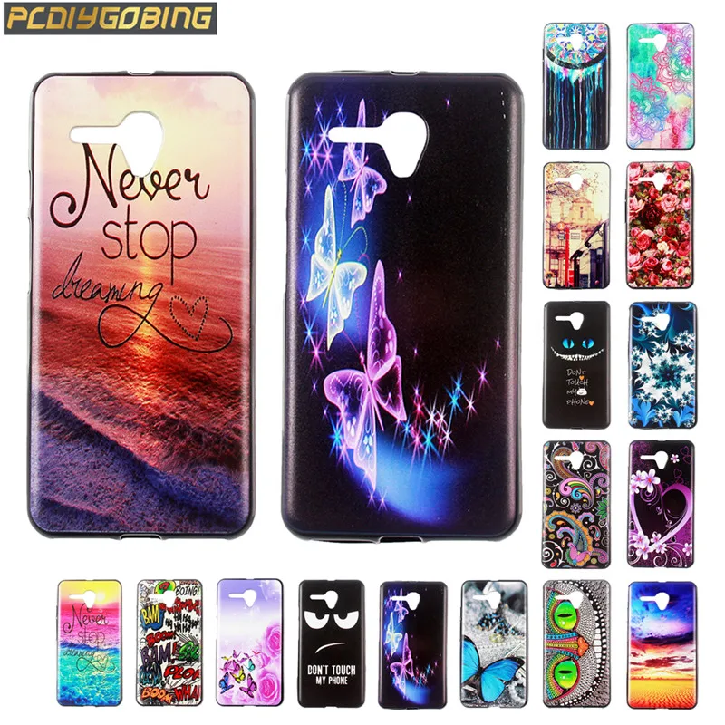 Luxury Color Painting Fundas Capa Cover for Pop 3 5.5inch Cool Gel Soft TPU Silicone Case For Alcatel One Touch Pop3 5025D 5025 |