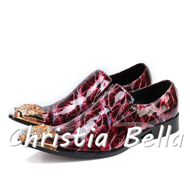 Christia Bella из натуральной кожи британский стиль женские туфли-лодочки Мужская