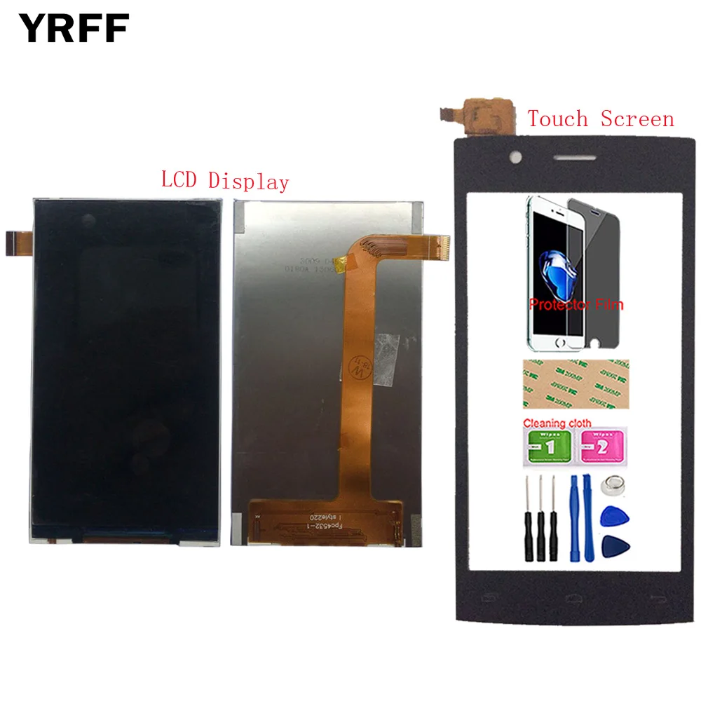 

Сенсорный ЖК-дисплей для мобильного телефона Fly Nimbus 1 FS451, ЖК-дисплей, экран, запасные части, дигитайзер, панель, инструменты, защитная пленка