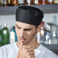 chef hatcap quality waiters working hat for men and women in the kitchen fun chef toque classic flat caps