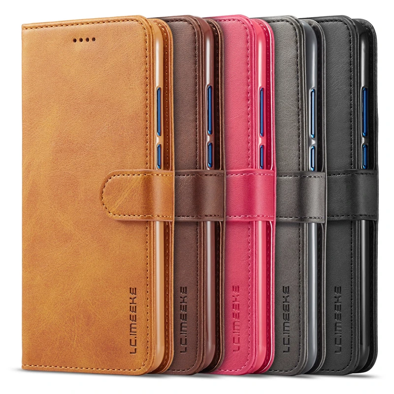 Роскошный кожаный чехол-книжка для Huawei P smart 2019 чехол Smart Plus мобильный телефон Y5 Y9 с
