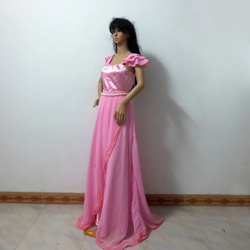 Princess Serenity Tsukino Usagi Pink Wedding Dress Cosplay Costume Custom-made Any Size |