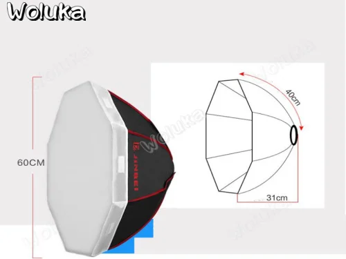Jinbei DE60 Обновление версии восьмиугольной мягкий свет box для 250 Вт вспышки Мягкая