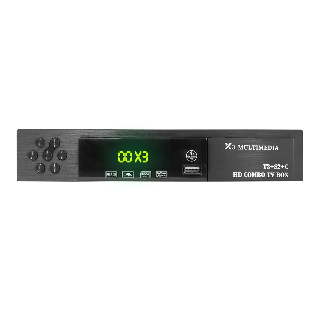 Новейший полностью HD цифровой DVB T2 S2 DVB-C 3 в 1 наземный спутниковый комбо ТВ