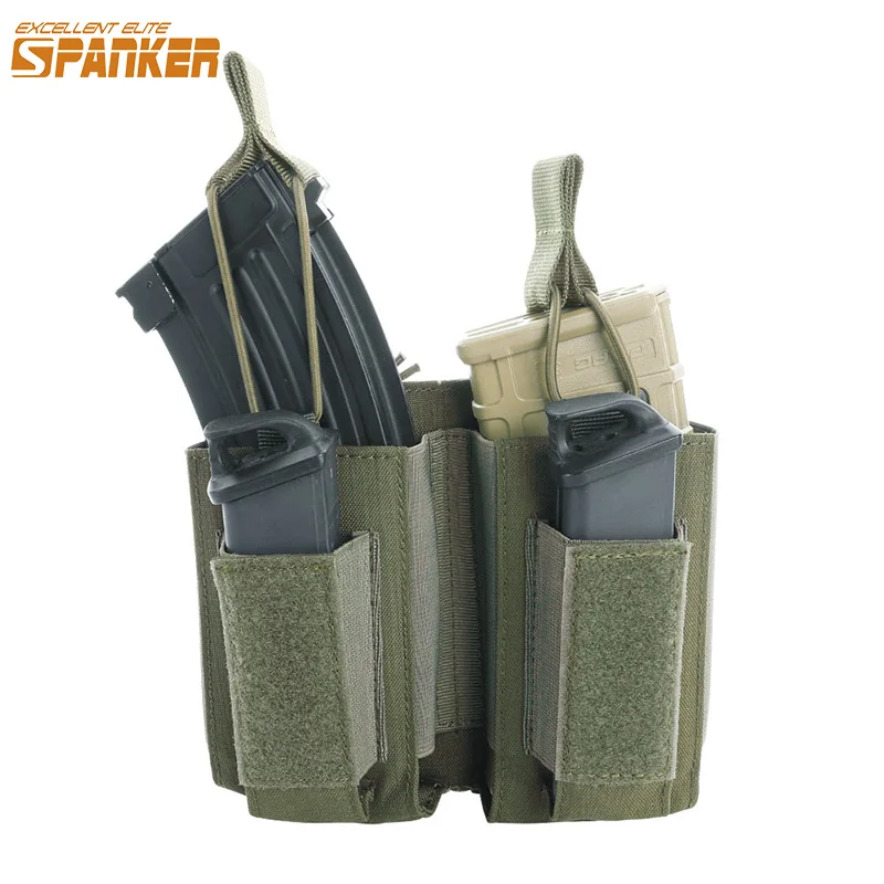 Отличные Элитные бизань тактический нейлон Molle подсумок армии аксессуары AK M4 пистолет двойной журнал сумки пейнтбол игры