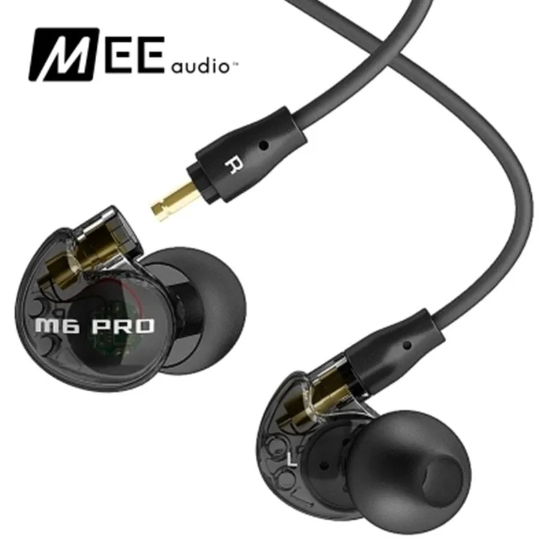 2016 высококачественные Проводные спортивные наушники MEE Audio M6 PRO Hi Fi вкладыши со