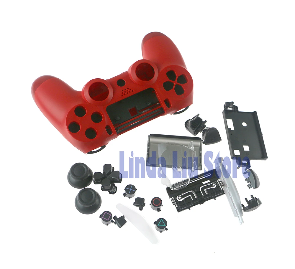 Полный комплект корпусов и кнопок модель jds 040 для DualShock 4 PlayStation PS4 Pro Slim корпус