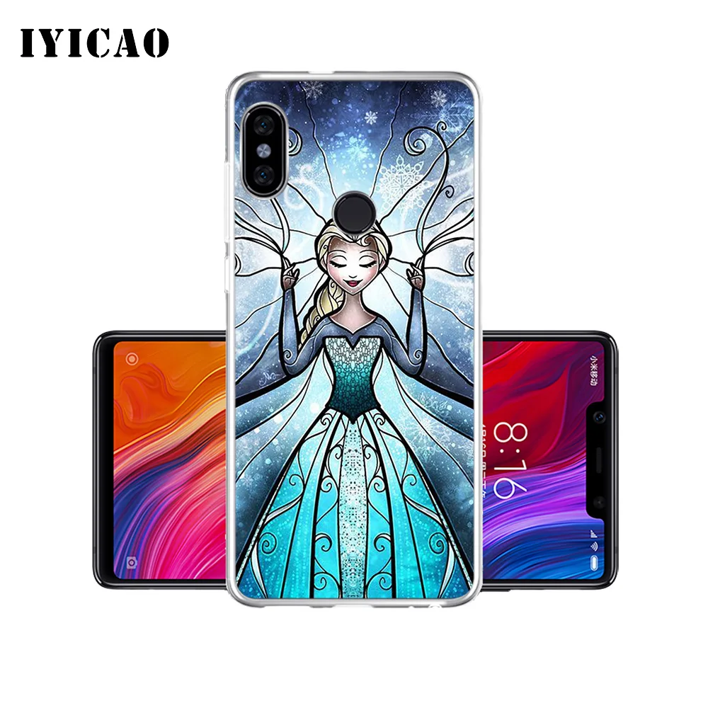 Мягкий силиконовый чехол для телефона IYICAO Beauty Beast Rose из ТПУ Для Xiaomi Mi 9 8 SE 6 A1 A2 Lite F1
