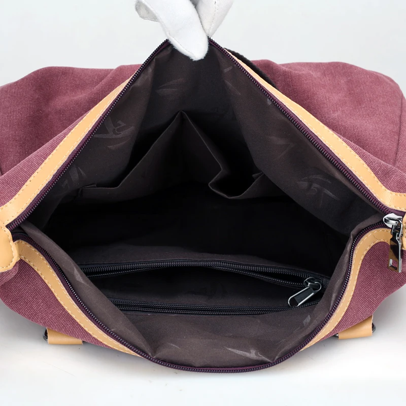 KVKY Брендовые женские холщовые сумки Большая вместительная женская сумка на