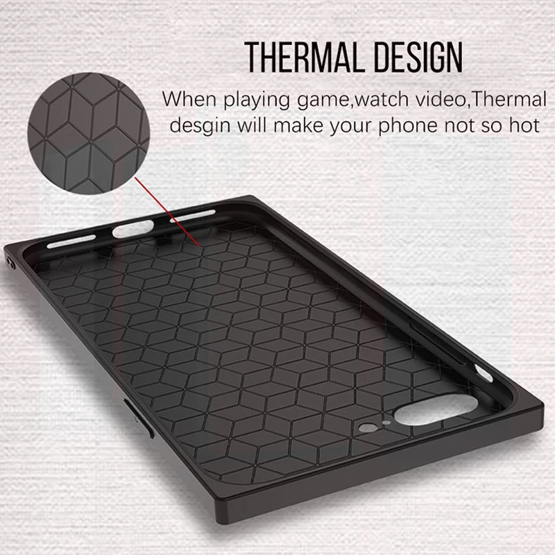 Роскошный брендовый прямоугольный чехол для iPhone 7 iphone 8 квадратный из закаленного