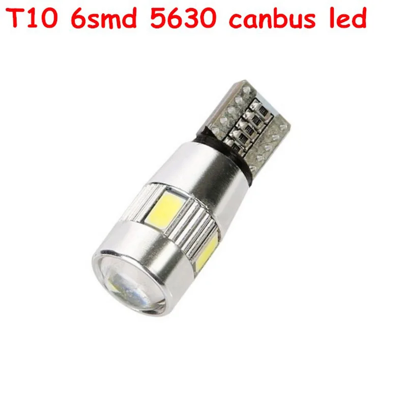 1 шт. Автомобильный авто 194 W5W Canbus T10 6SMD 5630 5730 светодиодный светильник без ошибок