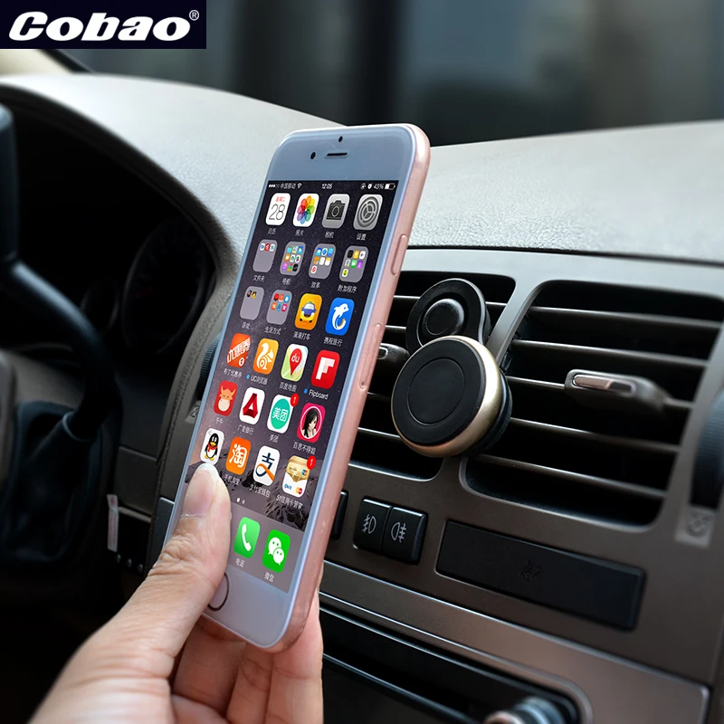 Cobao 2017 Магнитная автомобильная подставка для телефона iPhone 7 Samsung S8 Air Vent GPS