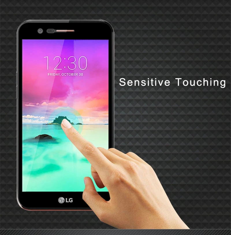 Закаленное стекло для LG K10 2017 2 шт. Защитная пленка экрана LV5 M250N полное покрытие