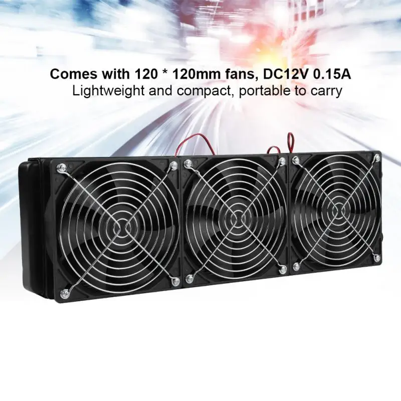 120 мм 360 мм 18tubes компьютер PC cpu водяного охлаждения радиатора G1/4 нить теплового ряда вентилятор 18 Tubes система водяного охлаждения