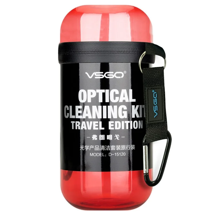 Красный VSGO 20 в 1 Профессиональный Камера очистки дорожный набор Pro Edition для цифровой зеркальной камеры Canon Nikon sony цифровых однообъективных зеркальных камер и однообъективных зеркальных цифровых объектив камеры LCD экраны - Цвет: Красный