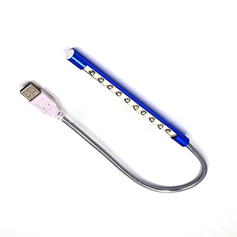 DC5V светодиодный Ночник светильник 10 s с usb портом кабель для чтения детей помощью
