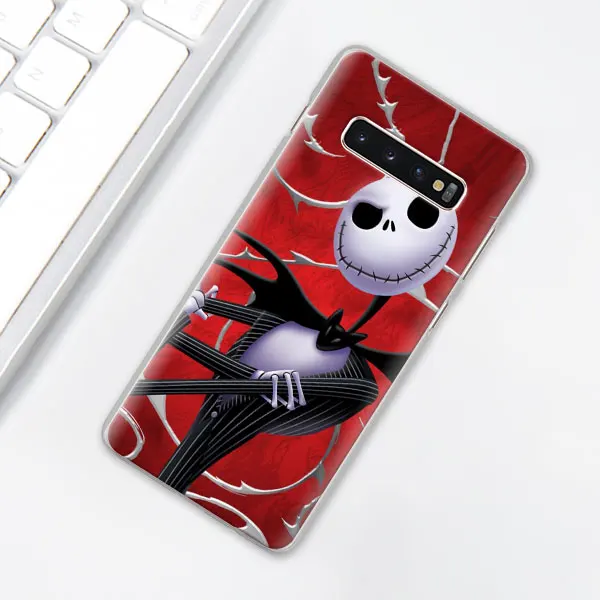 014 С принтом "Кошмар перед Рождеством" святить чехол для телефона для samsung Galaxy S10e S10 плюс S7 S8 S9 Plus Note 8 9 M10 M20 M30 жесткий чехол Coque - Цвет: 014