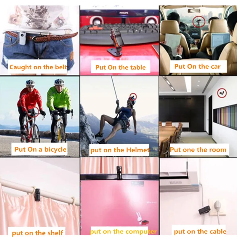 Беспроводная WiFi мини камера видеокамера Инфракрасное Ночное Видение