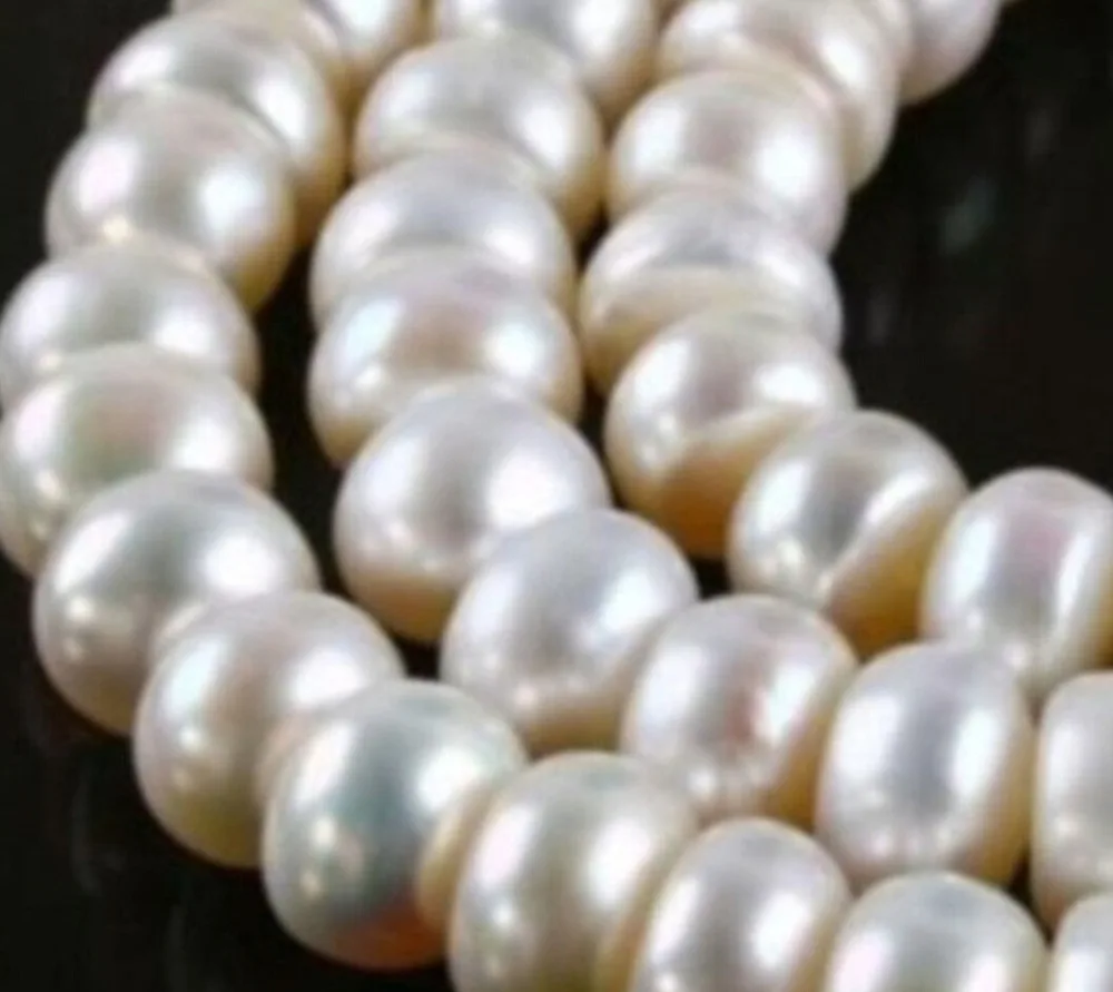 

8*10MM White Saltwater Akoya Pearl Shell Pearls Loose Beads Jewelry Semi-finished Necklace Natural Stone PNS135