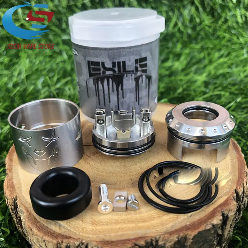 Электронная сигарета Exiler RDA атомайзер 25 мм Ремонтный с BF armaeddon mfg fit 510 thread mech/box mod |