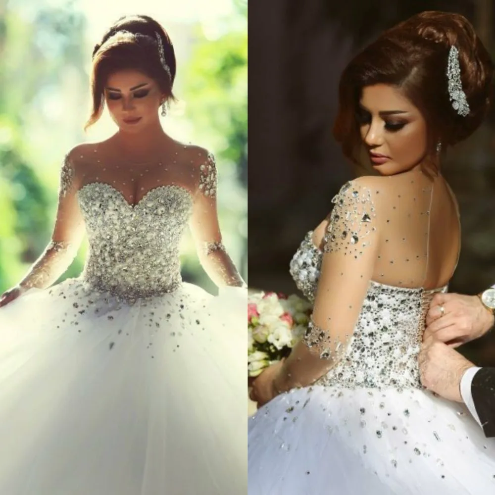 Beading Bridal Gown bridal dresses Wedding gown Ball vestidos de novia Flowers 2016 pleats | Свадьбы и торжества