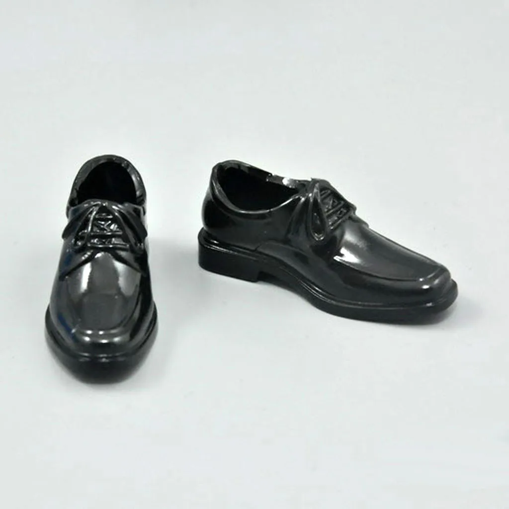 1/6 Black Shoes for 12&quot Male Action Figure Body | Игрушки и хобби