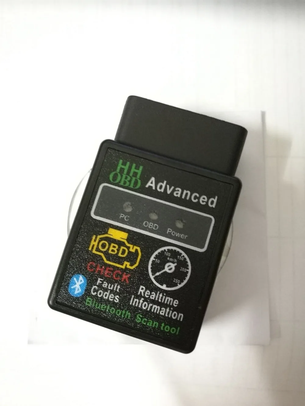 10 шт. Новое поступление Версия 2,1 ELM327 HH OBD Advanced MINI ELM 327 V2.1 черный Bluetooth OBD2 автомобильный беспроводной адаптер сканер инструмент