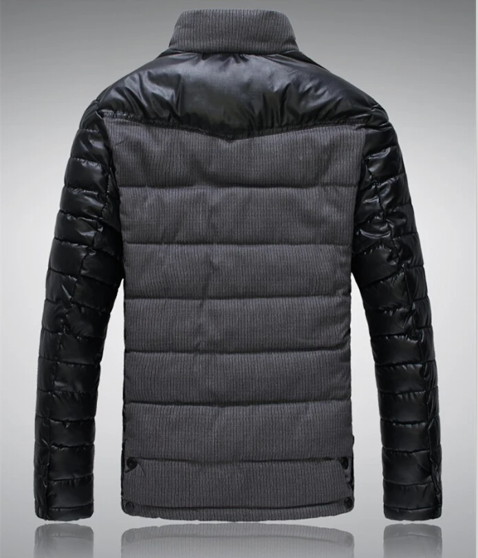 2014 Autumn and Winter Mens Warm White duck down Stand collar Jackets Coats Windproof Parkas for Men Male jacket Freeshipping | Мужская